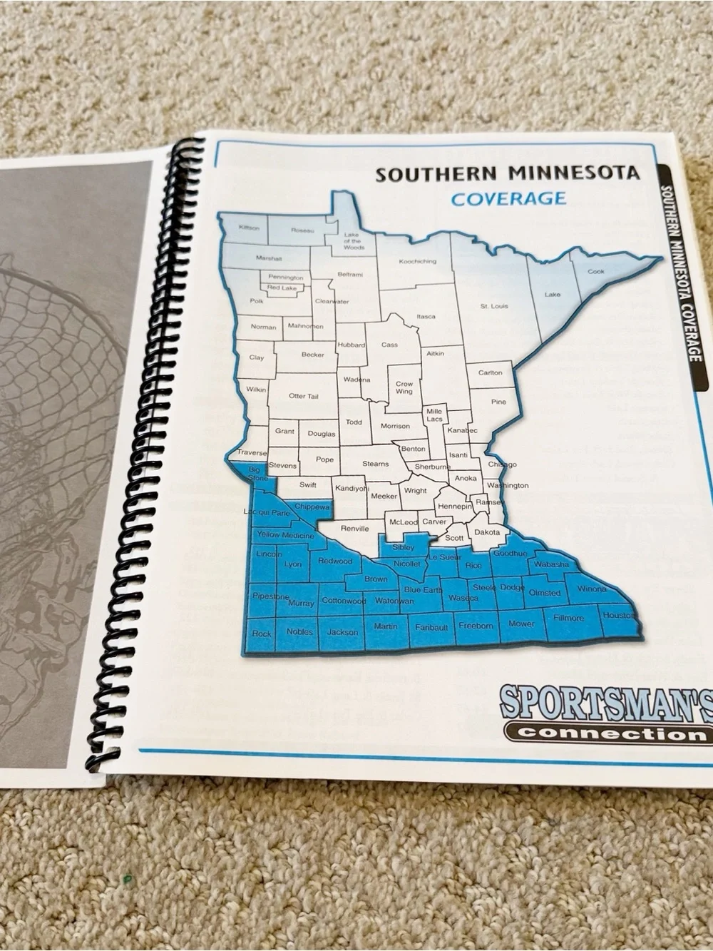 Southern Minnesota Fishing Maps Guide Book - Sportsman's Connection